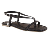 Black Slingback Sandals