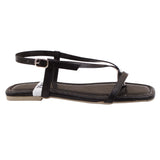 Black Slingback Sandals