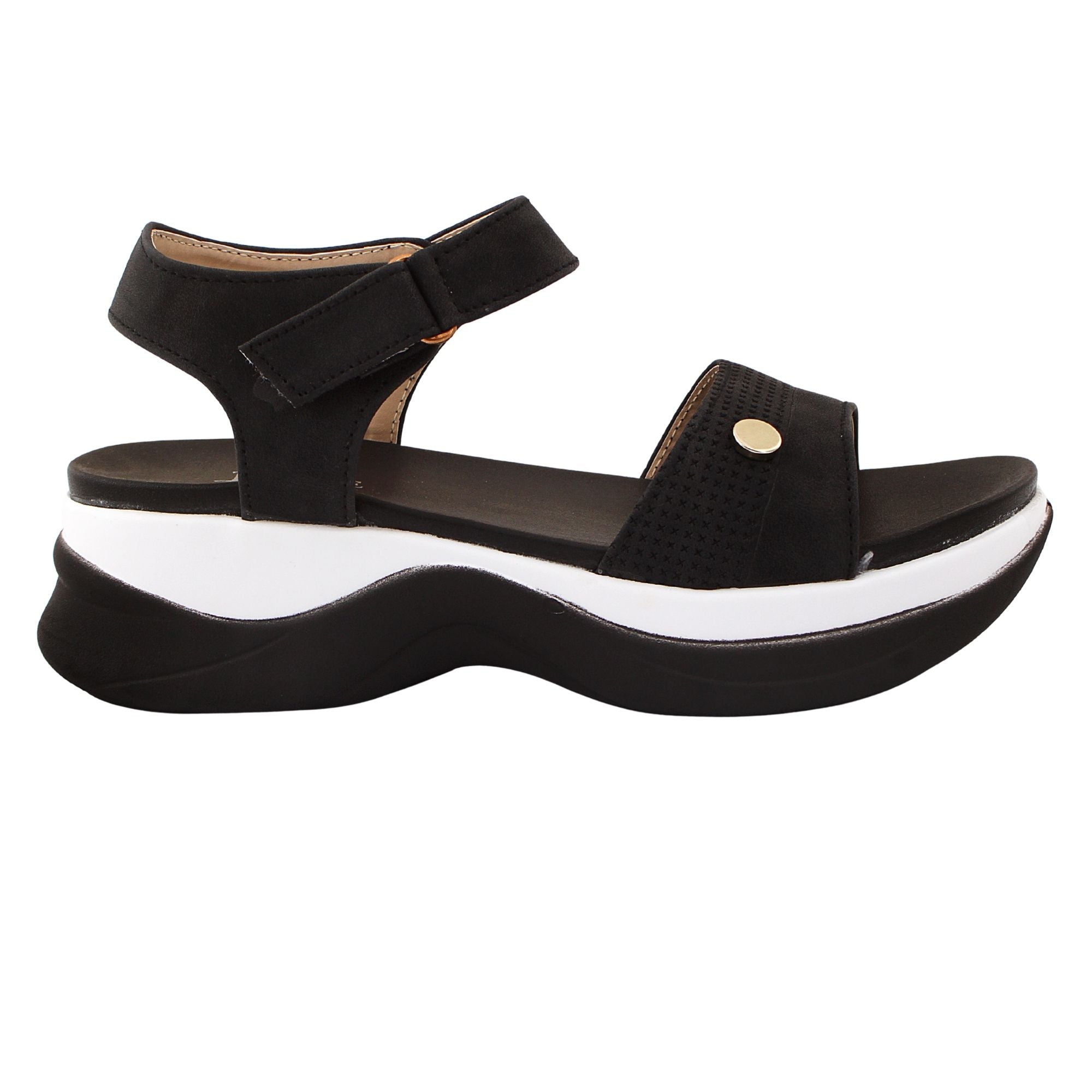CareStep Black Sandal