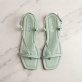 Mint Green Slingback Sandals