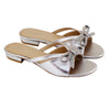 Fancy Bow Silver Slipper