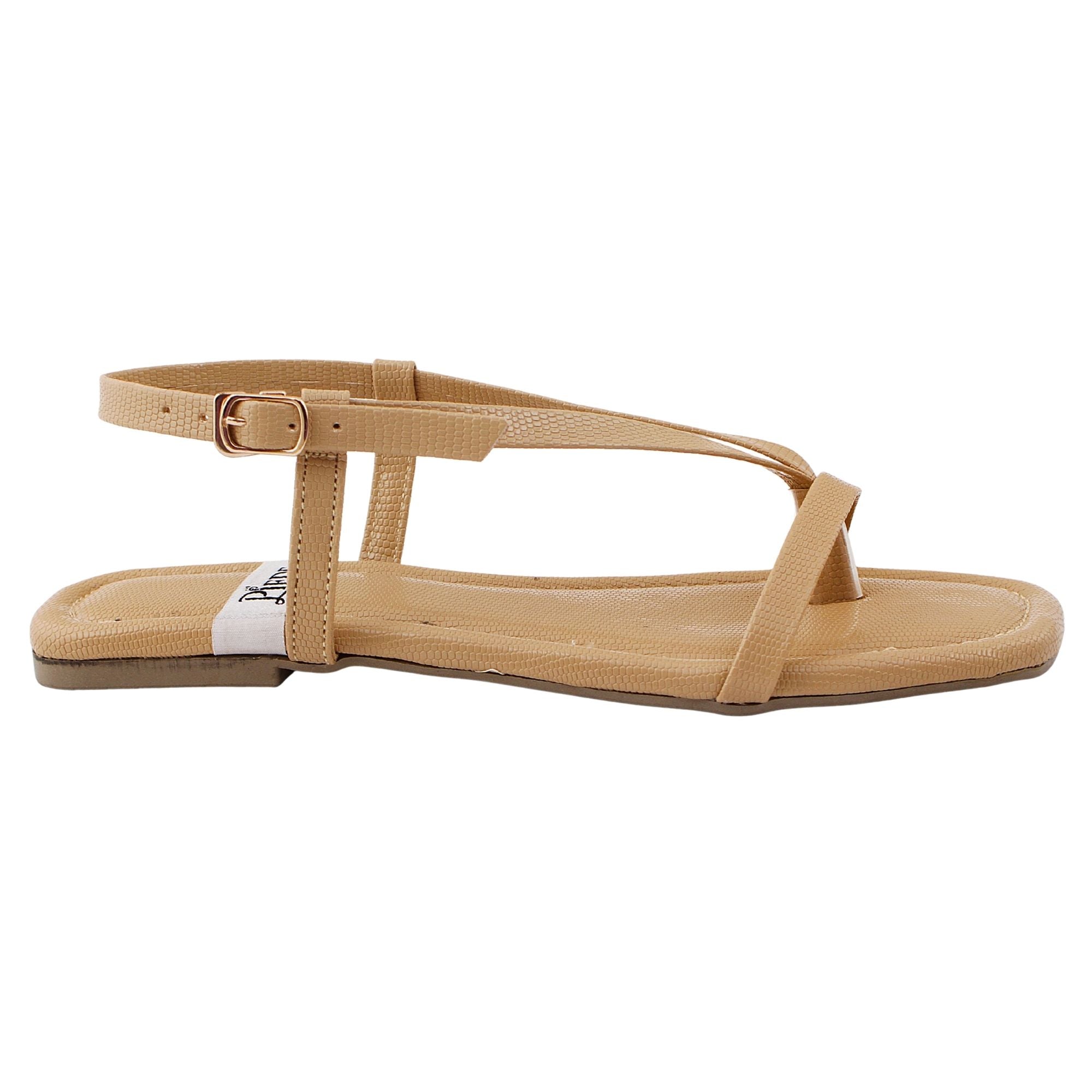 Beige Slingback Sandals