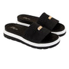 Black Medicated Sole Slide