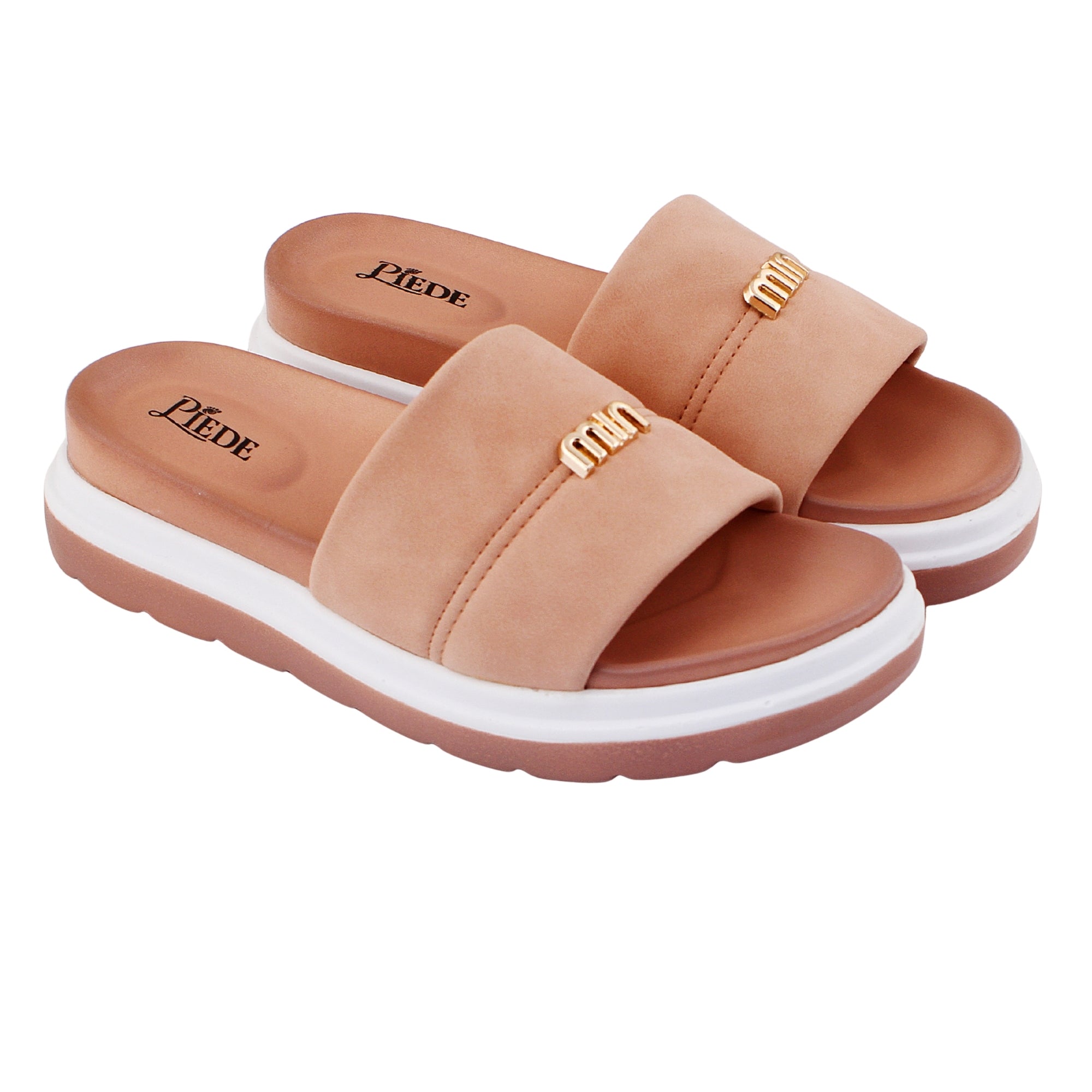 Peach Medicated Sole Slide