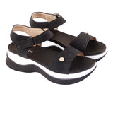 CareStep Black Sandal