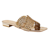 Golden Embellished H-Flat