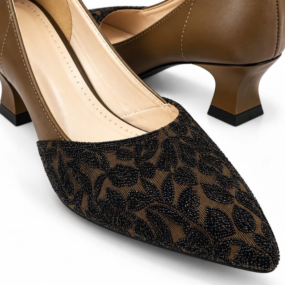 Brown Court Shoe