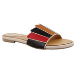 Cream Multi-Strap Flat