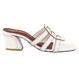 White Strata Heel slip-on