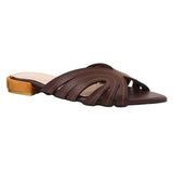 Chocolate Stitch Slip-On Flat