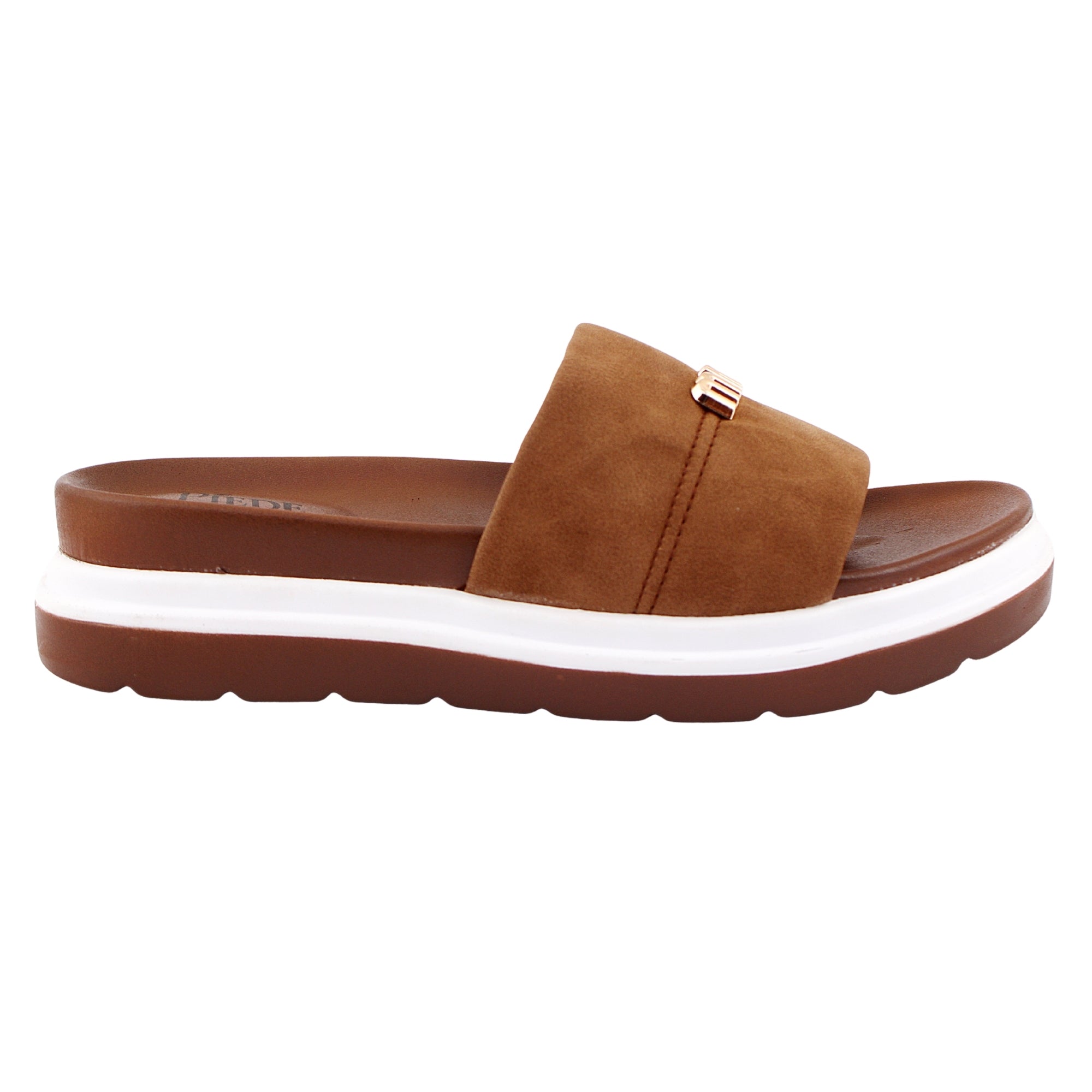 Brown Medicated Sole Slide