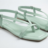 Mint Green Slingback Sandals