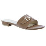 Brown D-Ring Buckle Flat