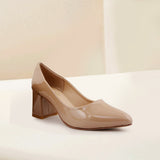 Cream Court Heels