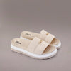 Cream Medicated Sole Slide