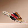 Cream Multi-Strap Flat