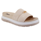 Cream Medicated Sole Slide