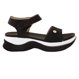 CareStep Black Sandal