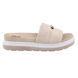 Cream Medicated Sole Slide