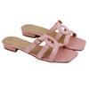 Pink Sparkle Multi-Strap Flats