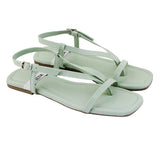 Mint Green Slingback Sandals