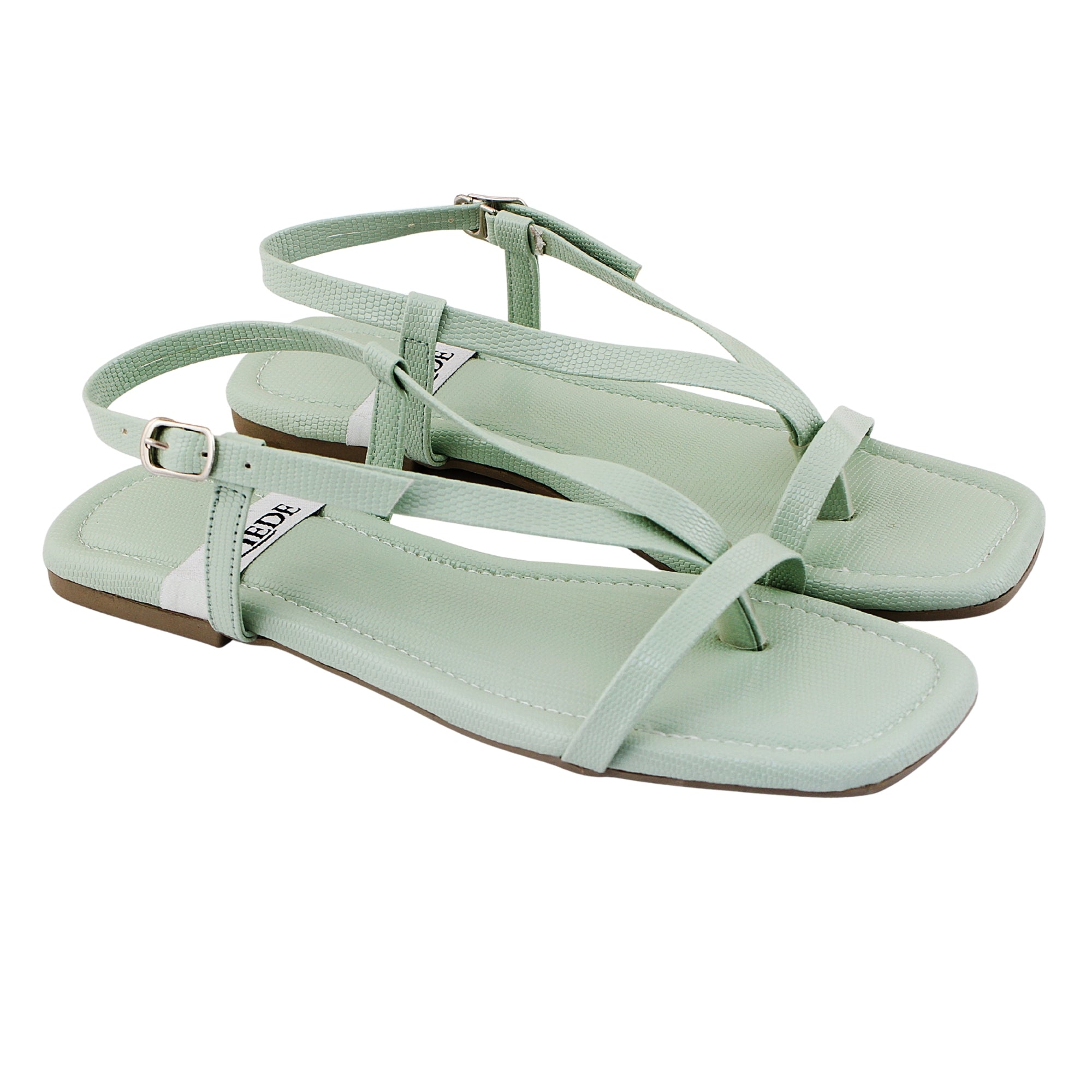 Mint Green Slingback Sandals
