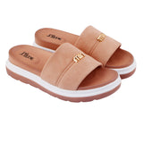 Peach Medicated Sole Slide