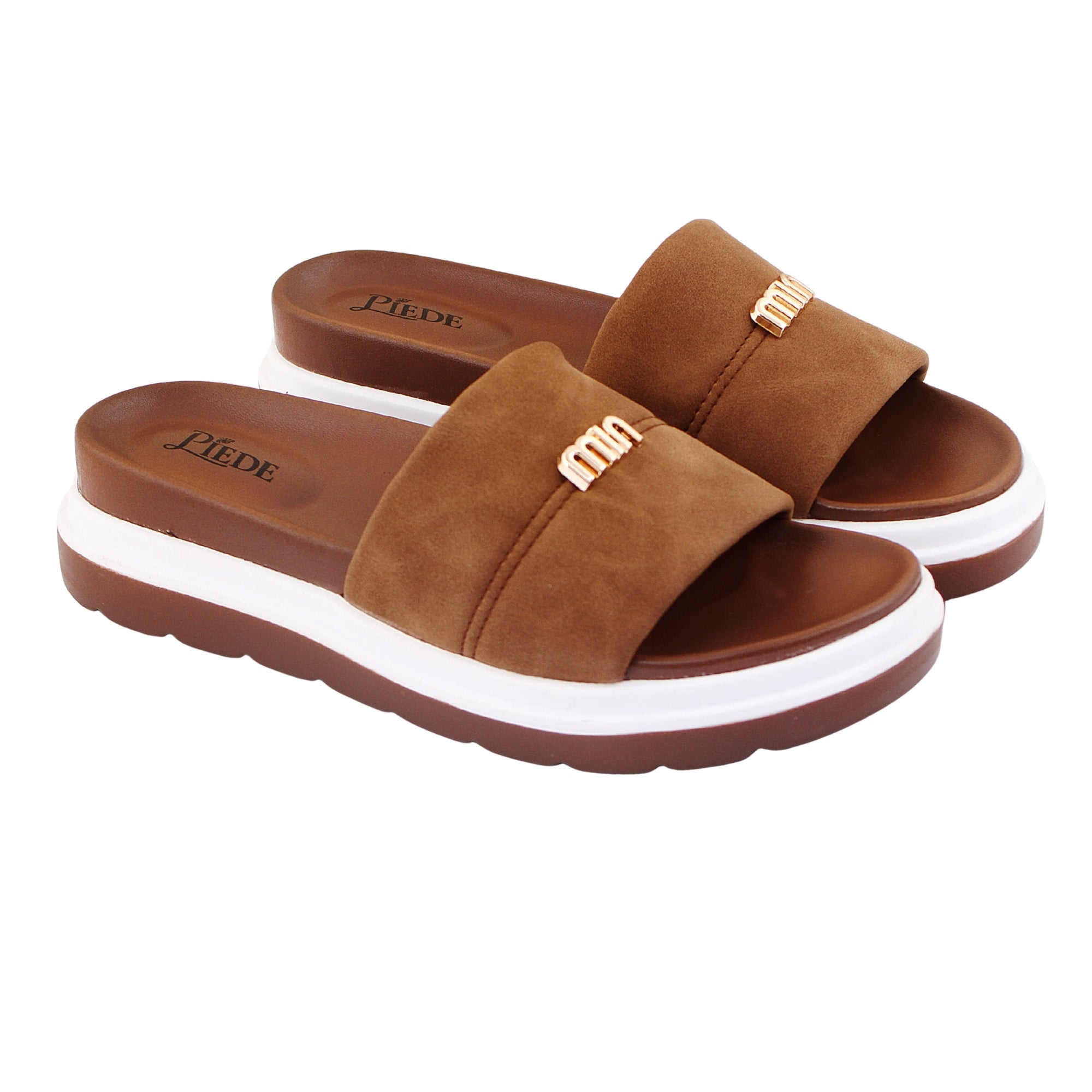 Brown Medicated Sole Slide