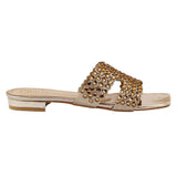 Golden Embellished H-Flat