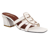 White Strata Heel slip-on