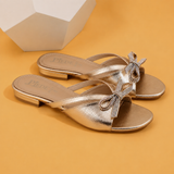 Fancy Bow Golden Slipper