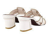 White Strata Heel slip-on