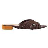 Chocolate Stitch Slip-On Flat