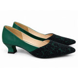 Emerald Green Court Shoe