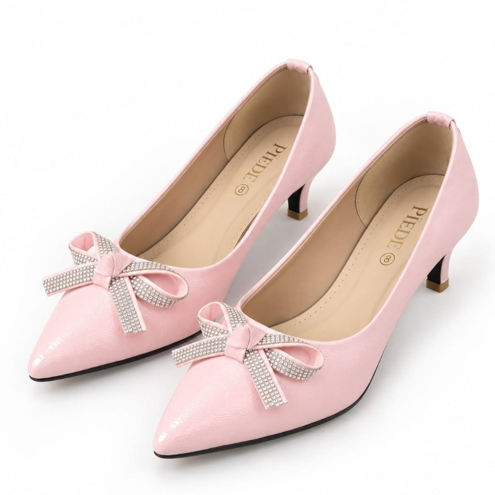 Baby Pink Kitten Heel Pump