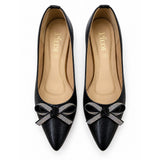 Black Kitten Heel Pump