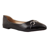 Black Pointed Toe Slip-On Pumps