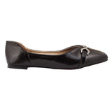Black Pointed Toe Slip-On Pumps