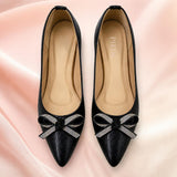 Black Kitten Heel Pump