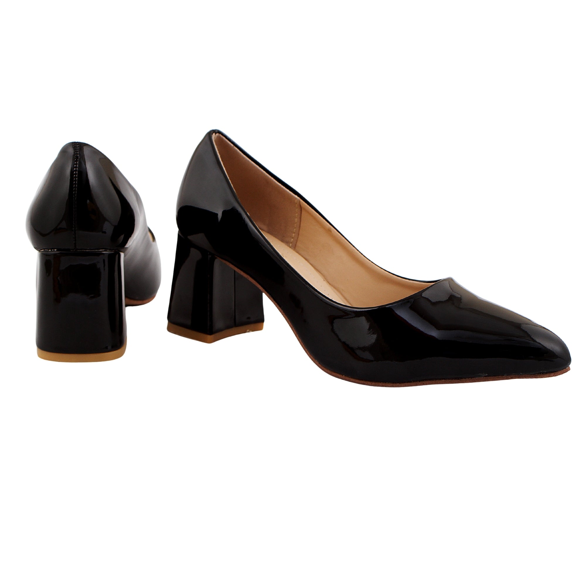 Black Court Heels