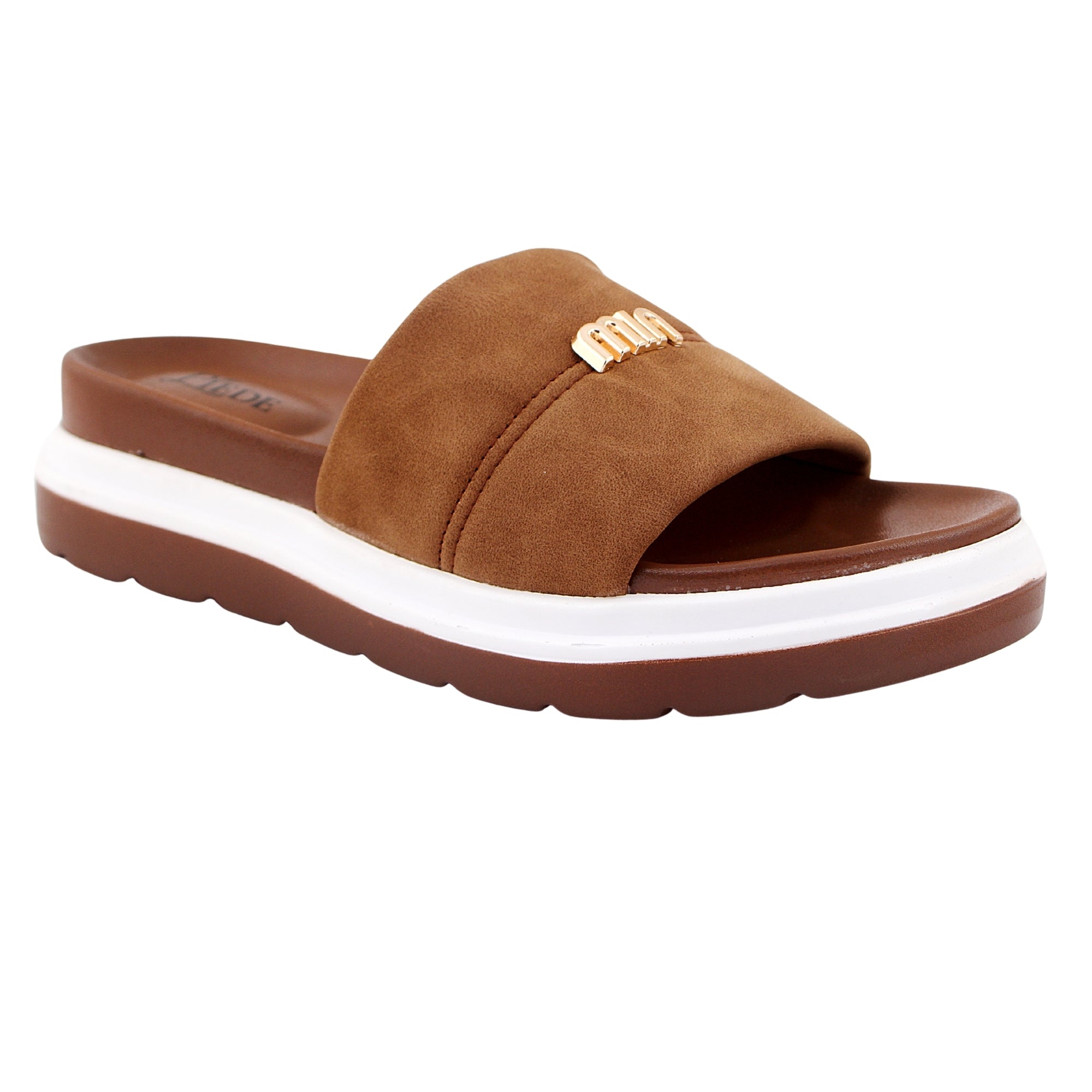 Brown Medicated Sole Slide