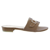 Brown D-Ring Buckle Flat