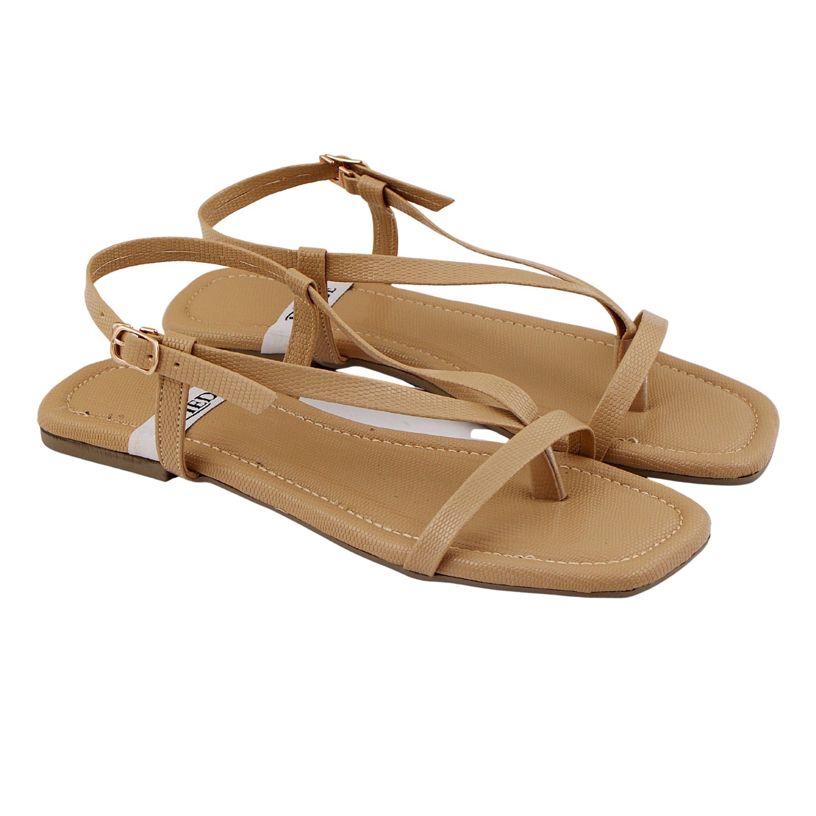 Beige Slingback Sandals