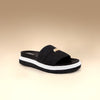 Black Medicated Sole Slide