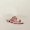 Dusty Rose Toe Loop Flats