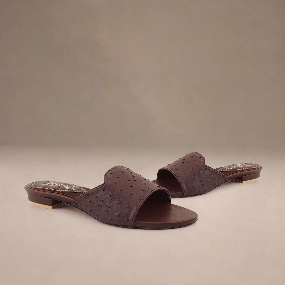 Brown Textured Flat